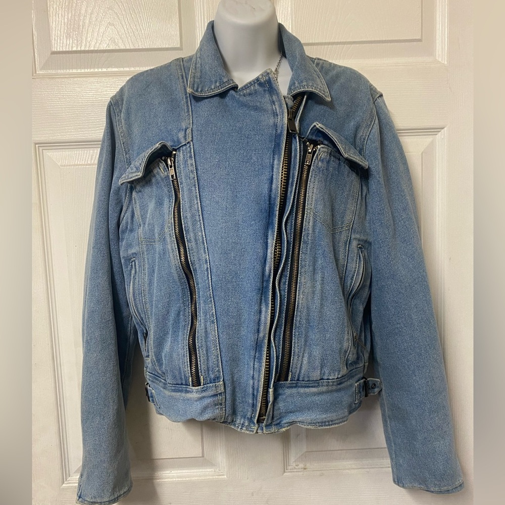 Zony Denim Motorcycle Jacket